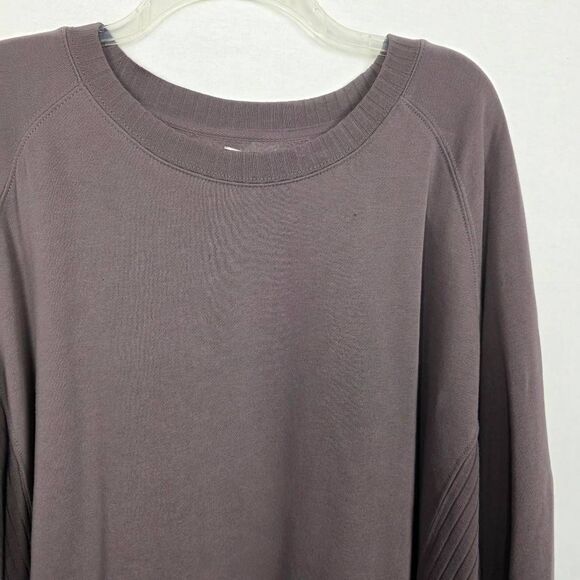 Maurices Oversized Pullover Sweatshirt Purple 4X - Picture 2 of 8